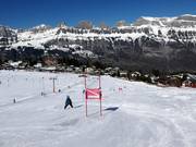 Parcours van de skischool Flumserberg