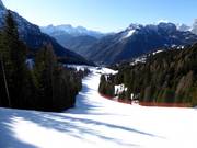 Aantrekkelijke piste Civetta