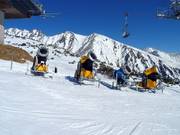Sneeuwkanonnen in Štrbské Pleso