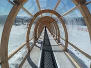 Oefengebied Alpe met 186 m lange overdekte transportband