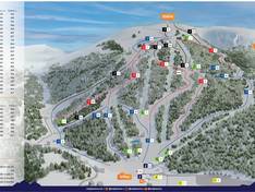 Pistekaart Babin Do – Bjelašnica