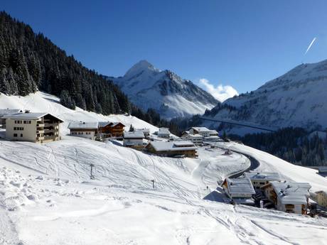 noordelijke deel van de oostelijke Alpen: accomodatieaanbod van de skigebieden – Accommodatieaanbod Damüls Mellau