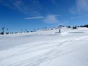 Uitzicht op de Hafjelltoppen
