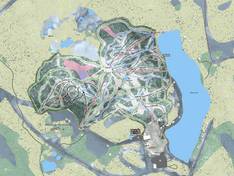 Pistekaart Whitecap Mountains