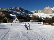 Skiles bij Ciampedie