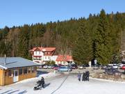 Hotel Praha bij het dalstation