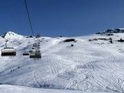 Vrij skiën bij de 6-persoons stoeltjeslift