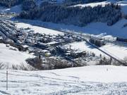 Uitzicht op het Silliaanse stadsdeel Heinfels