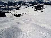 Start van de buckelpiste