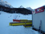 Oefenhelling in Tarasp