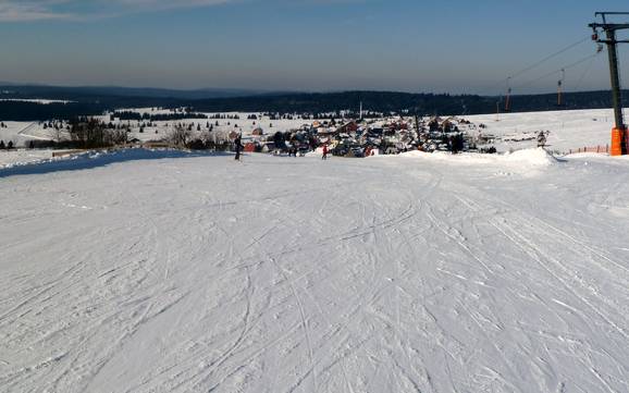 Beste skigebied in het Tsjechische Ertsgebergte – Beoordeling Keilberg (Klínovec)
