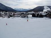 Uitzicht vanaf de Geigenbühel over Seefeld in Tirol