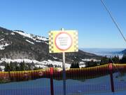 Afsluiting ter bescherming van de grasmat