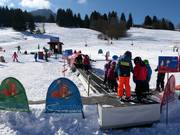 Oefenlift Kinderland - transportband