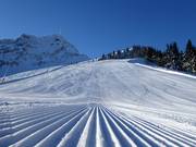 Pistes op de Harschbichl en onder het Kitzbüheler Horn