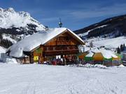 Het Almhäusl boven Dienten