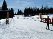 Start van de loipes in Štrbské Pleso