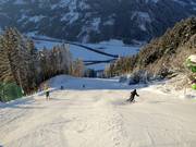 Zwarte dalafdaling naar Zell am Ziller