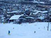 Uitzicht op de accommodaties in Schladming