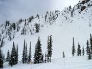 CPR Ridge met extreem steile passages