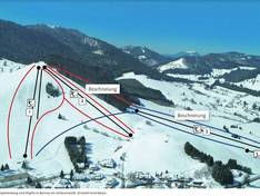 Pistekaart Spitzenberg/Köpfle – Innerlehen (Bernau im Schwarzwald)