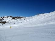 Uitzicht over de pistes in het gebied Central Spur
