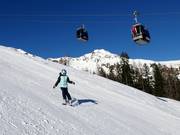 Piste bij de Waldalmbahn