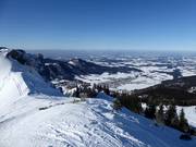 Uitzicht op Aschau im Chiemgau