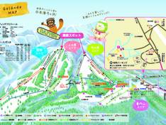 Pistekaart Daisen White Resort – Kokusai/Uenohara/Nakanohara/Gouenzan