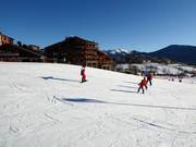Oefenhelling met transportbanden in Les Angles