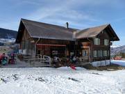 Restaurant Fang aan de dalafdaling naar Zweisimmen