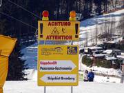 Op de belangrijke punten staan wegwijzers