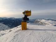 Sneeuwkanon bij de Cima Paganella