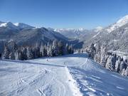 Middelzware piste bij de Rastkopf