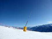 Lanzenbesneeuwing in Crans-Montana