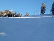 Bovenste deel van de rechter afdaling