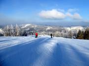 Begin van een dagje skiën in het Szczyrk Mountain Resort