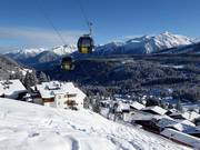 Dorfbahn Königsleiten I - 8-persoons gondel met stoelverwarming (met 1 kabel)