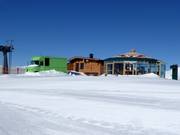 Foodtruck in het skigebied Wildkogel