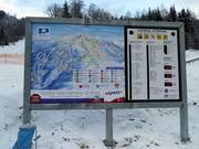 Informatiebord bij het dalstation