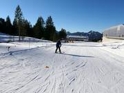 Oefenterrein van de skischool NTC