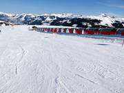 Overdekte transportband met oefenpiste op de Resterhöhe