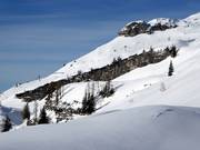 Uitzicht op de Loser Freeride Area