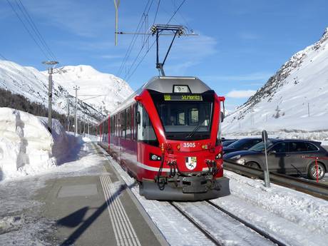 Livigno-Alpen: milieuvriendelijkheid van de skigebieden – Milieuvriendelijkheid Diavolezza/Lagalb