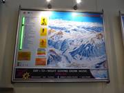 Pistekaart met actuele informatie