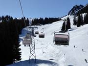 Saanenwald-Hornberg - 3-persoons hogesnelheidsstoeltjeslift (koppelbaar) met kap