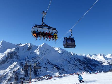 Schladminger Tauern: beste skiliften – Liften Obertauern