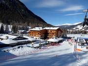 Hotel Bad Moos direct aan de pistes