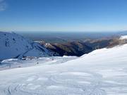 Piste bij de Summit Six Chair