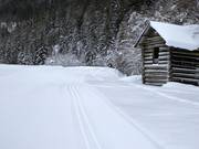 Langlaufloipe in het Angertal